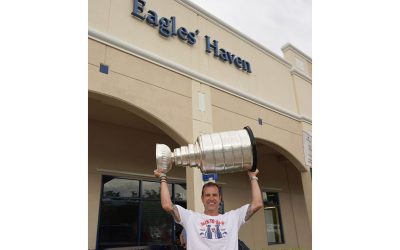 2025 – Stanley Cup Brought to Eagles’ Haven Wellness Center by Coach Robb Tallas